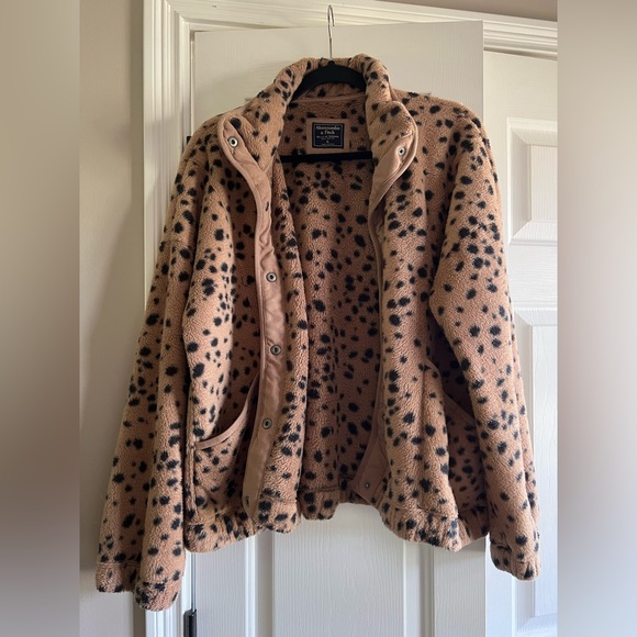 Abercrombie & Fitch Polar Fleece Snap-up Jacket - Picture 1 of 4